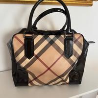Borsa Bauletto Burberry British check a mano