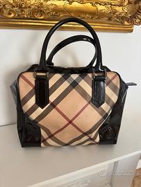 Borsa Bauletto Burberry British check a mano