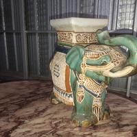 statuetta ceramica elefantino