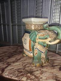 statuetta ceramica elefantino