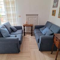 Coppia divani 2 posti colore blu