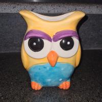 Civetta gufo in ceramica Umidificatori Termosifone