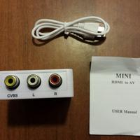 Convertitore adattatore da HDMI a CVBS