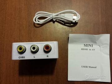 Convertitore adattatore da HDMI a CVBS
