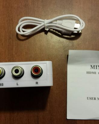 Convertitore adattatore da HDMI a CVBS