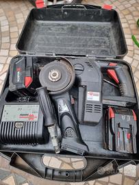 Martello Wurth H 28-MA + Smerigliatrice + Batterie