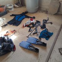 kit completo pesca subacquea 