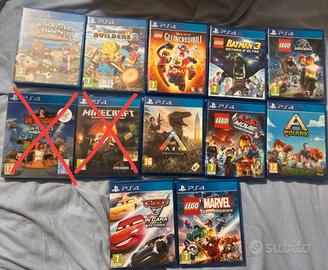 Lotto 10 videogiochi PS4 