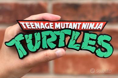 Logo Teenage Mutant Ninja Turtles in Plastica 3D
