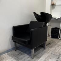Lavatesta parrucchiere professionale con poltrona