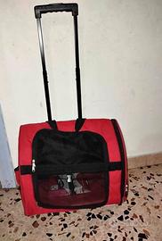 trasportino zaino con le ruote 