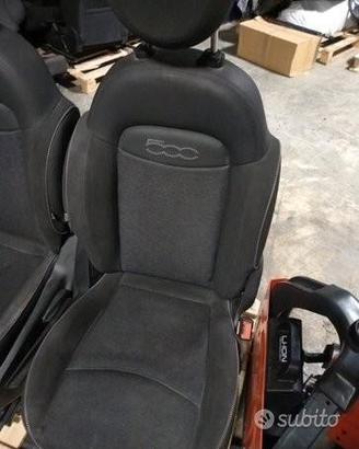 Interni fiat 500 x pelle nera