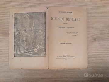 libro antico 1909 niccolò de lapi massimo d'azegli