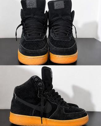 Nike Air Force 1 High Black/Gum.