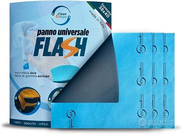 3x Panno Microfibra Lava Asciuga Vetri Auto Casa