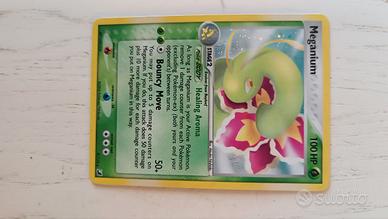 Carta Pokémon Meganium - da collezione