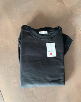 felpa nera moncler
