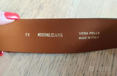 Cintura in pelle Moschino Jeans 
