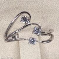 ANELLO ORO 18kt. CON DIAMANTI NATURALI FANTASIA