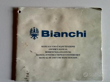 Libretto Manutenzione Bicicletta BIANCHI ORIGINALE