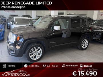 Jeep Renegade 2.0 Mjt 140CV 4WD Limited FINANZIABI