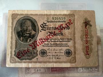 Vecchia Banconota da 1000 Mark del 1922 euro 40