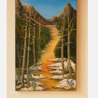 Quadri moderni 2 50x80cm-50x40cm paesaggi