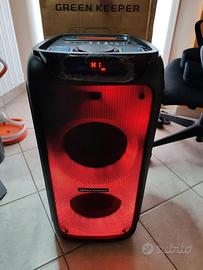 Cassa karaoke portatile GKD80 con doppio subwoofer