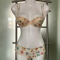Reggiseno a balconcino + culotte tg 2 Intimissimi
