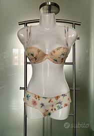 Reggiseno a balconcino + culotte tg 2 Intimissimi