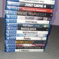 mega lotto giochi PS4 nuovi da collezione 