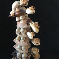 Ornamento soprammobile in conchiglie “tartarughe d