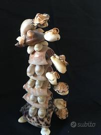 Ornamento soprammobile in conchiglie “tartarughe d