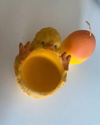Pulcino porta candela