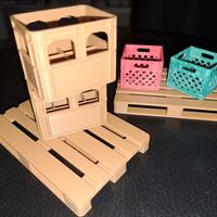 accessori scaler 1/10 bancali cassette