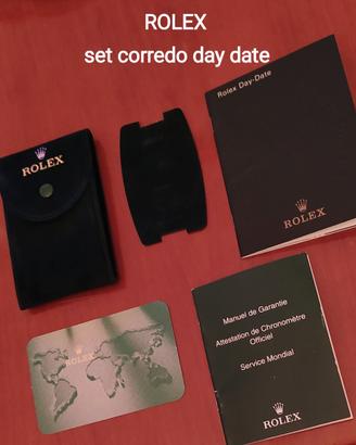 ROLEX , Corredo per orologio Daydate
