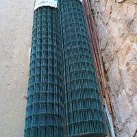 2 rotoli nuovi di rete  plastificata pvc verde