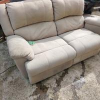 divano con penisola reclinabile elettrico 