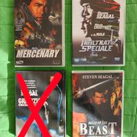 4 DVD con Steven Seagal 