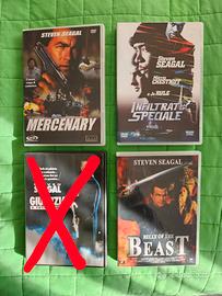 4 DVD con Steven Seagal 