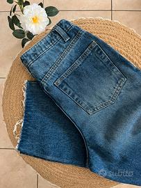 Jeans dritto a vita alta donna