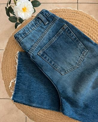 Jeans dritto a vita alta donna