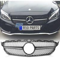 GRIGLIA MERCEDES W205 14-18 LOOK AMG NERO CROMO DI