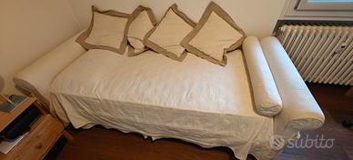 Letto singolo / Dormeuse classica bianco 