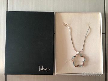 Collana in argento e corallo Lubian Argenti.