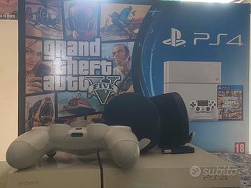 Ps4 prima serie + accesori e scatola GTAV
