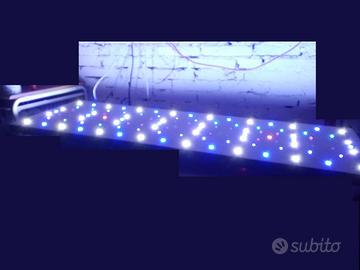 Plafoniera a led 150x50 cm 480W alba di tramonto