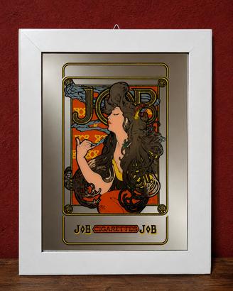 Quadro specchio vintage Job Cigarettes