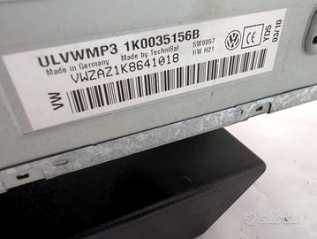 1K0035156B AUTORADIO VOLKSWAGEN TOURAN 1.9 D 77KW 