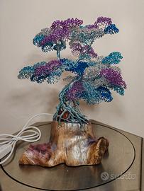 lampada in stile bonsai
